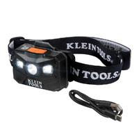 Klein Tools 56048 | Rechargeable Headlamp With Fabric Strap | 400lm