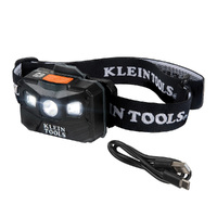 Klein Tools 560480 | Rechargeable Headlamp With Fabric Strap | 400lm