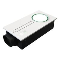 Domus 56080 | Vivaheat 6 in 1 Bathroom Heater, Exhaust Fan & Light IPX2 | White