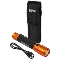 Klein Tools 56413 | Rechargeable 2 Colour LED Flashlight with Holster
