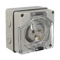CLIPSAL 56AI315 | Appliance Inlet 3 Flat Pin 15Amp IP66 | 56 SERIES