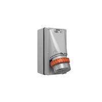 Clipsal 56AI532GY | Appliance Inlet 5 Round Pin 32Amp IP66 Rated (Grey) 56 Series