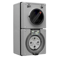 CLIPSAL 56C450 | 4 Pin 50Amp Combination Switched Socket 56 Series