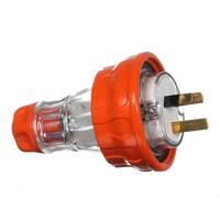 CLIPSAL 56P310-EO | 3 Pin Flat 10Amp Straight Plug IP66 | 56 Series