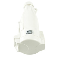 CLIPSAL 56SPO315 | Switched Pendant Outlet 3 Flat Pin 15Amp Double Pole IP66 Rated (Resistant White) - 56 Series