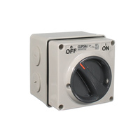 Clipsal 56SW332-GY | 3 Phase 32Amp Surface Mount Switch Grey IP66