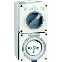 NLS 66CV320R | 3 Pin 20Amp Switched Socket Outlet IP66 | 30534