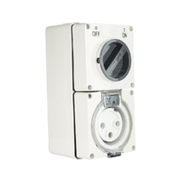 NLS 66CV332 | 3 Pin 32Amp Switched Socket Outlet IP66 | 30535