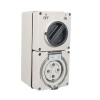 NLS 66CV450 | 4 Pin 50Amp Switched Socket Outlet IP66 | 30615
