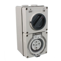 NLS 66CV510 | 5 Pin 10Amp Switched Socket Outlet IP66 | 30493