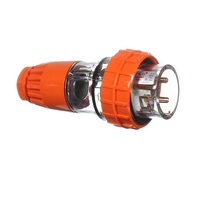 NLS 66P320R | 3 Round Pin 20Amp Straight Plug IP66 | 30520