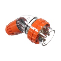 NLS 66PA532 | 5 Round Pin 32Amp Angled Plug IP66 | 30573