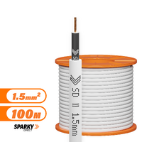 1.5mm SDI Black Cable | Single Double Insulated 1.5mm Black 100mtr