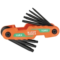 Klein Tools 70540T | Compact Folding Torx Key Set | T9-T40