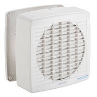 Clipsal Airflow 7106AN | Wall Mounted Exhaust Fan, 200mm, Auto Switched, White