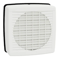 Clipsal Airflow 7108AN | Wall Exhaust Fan, Axial, 200mm | Pull-Cord Switch