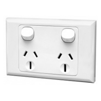Double Power Point 15Amp 88 Series Logix | 88PP2H15