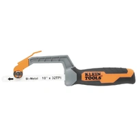 Klein Tools A-31432FC | Compact Finish-Cut Hacksaw | Adjustable Length
