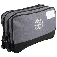 Klein Tools A-55583 | Double Zipper Bag 30.5x17.8cm | Grey