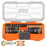 Klein A-654QS | KNECT MODbox Heavy Duty Impact Flip Socket Set | 6 Pieces