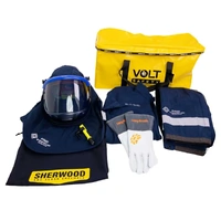 Volt Safety ARC-K4-S-P-1T-S | Arc Flash Kit HRC4 40cal-cm2 Lift Up Hood With Handheld Torch | Size S