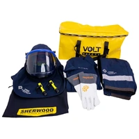 Volt Safety ARC-K4-S-P-2T-2XL | Arc Flash Kit HRC4 40cal-cm2 Lift Up Hood With 2 Handheld Torch | Size 2XL