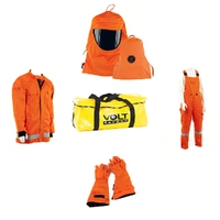 Volt Safety ARC-KIT4-S-VT-L | Arc flash Kit HRC4 43cal/cm2 – Sherwood Nomex - Vented Hood | Size: L