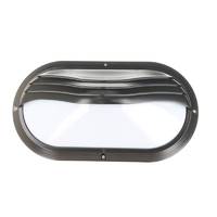 Atom Lighting AT5821BLK | Small Eyelid Polycarbonate Bunker with E27 Lampholder BLACK