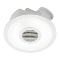 MERCATOR BE220FSPWH | Skyline Round Exhaust Fan With 22W T5 Lamp (White)
