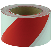 Maxisafe - Red and White Barricade Tape | BTR713