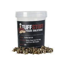 TuffStuff BUTS812B | Button Head Self Drilling 8g x 12mm 500 Bucket