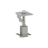 Clenergy C-U-30-46-G | PV-ezRack Universal Clamp Mid/End 30-46mm With Grounding Clip | Silver