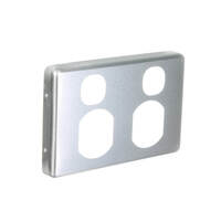 Clipsal C2025C-BA | Brushed Aluminium Cover to Suit C2025 (Classic Series)