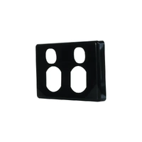Clipsal C2025C-BK | Classic Power Point DGPO Cover Plate | Black
