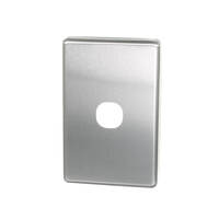 Clipsal C2031C-BA | 1 Gang Brushed Aluminium cover (Classic Series)