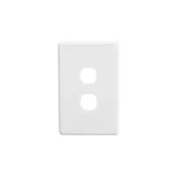 Clipsal C2032C-WE | Classic 2 Gang Power Point GPO Cover | White