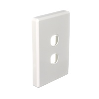 Clipsal Classic C2032VH-WE | 2 Gang Grid And Surround Classic Series White