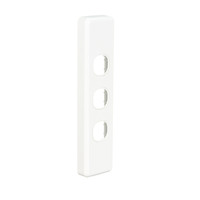 Clipsal Classic C2033-WE | 3 Gang Architrave Grid & Surround White 