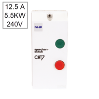 NHP CAT7N5.5P240VAC DOL START 12.5 Amp | 5.5KW Start Stop Control no overload | 240V Coil