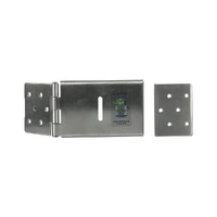 Crocodile Lock CCF-SS | Energex Double Door Meterbox/Cabinet Clasp | Stainless Steel (Padlock Not Included)