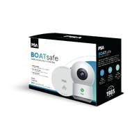 PSA CENBBBS | BOATsafe Bundle Wi-Fi Indoor Monitoring Camera + Low Profile Smoke Alarm 10 Year Battery