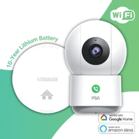 PSA CENBBVS | VANsafe Bundle Wi-Fi Indoor Monitoring Camera + Low Profile Smoke Alarm 10 Year Battery