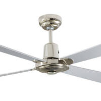 Martec four Seasons Alpha CFS124 | 1200mm 4 Timber Blade Fan Silver