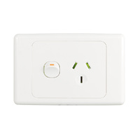 Trader Cougar COPP1G | 1 Gang 10A Horizontal Power Point | White