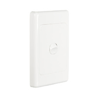 Trader Cougar COSWV1G | 1 Gang 16A Switch | White