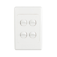 Trader Cougar COSWV4G | 4 Gang 16A Switch | White
