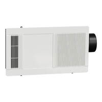 Clipsal CPL7000FLH-WE | 3 In 1 Bathroom Fan, Light & Heater Duct Exhaust | White