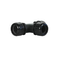 Cobalt Solar Energy CSE-WTF-T-25 | Solar 25mm Corrugated Conduit Compression T | Black