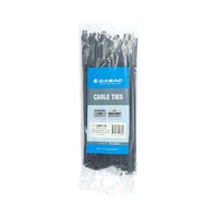 Cable Ties Cabac CT365BK | 368mm x 7.6mm UV Resistant Black (100) Pack
