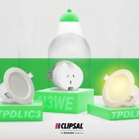 Clipsal 16 x Tri-Colour Dimmable LED D/light + 16 x 413E-WE Surface Socket Combo (Clipsal Bundle)